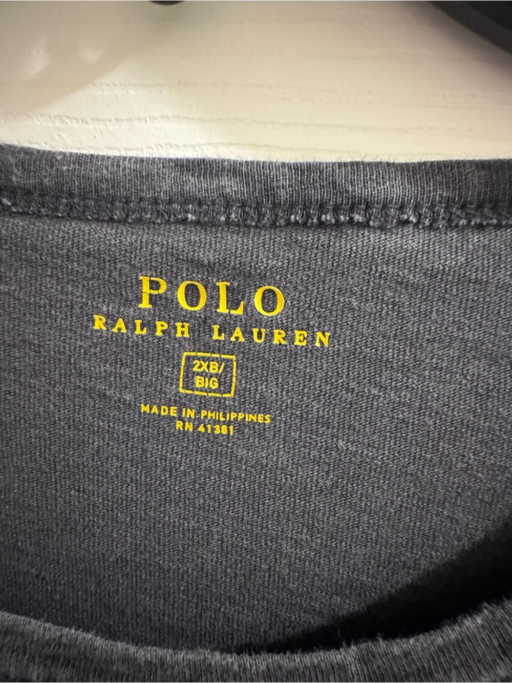 Polo Ralph Lauren Black Graphic Boxing Tee Size 2XB-0070